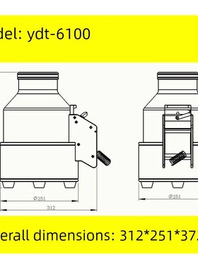 弹性黄色分离机Ydt2122Lydt6D100弹簧分离机全自动分离机新型号