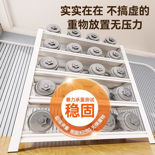 家用货架多c层置物架落地商用超市厨房阳台储藏架杂物间钢制收纳