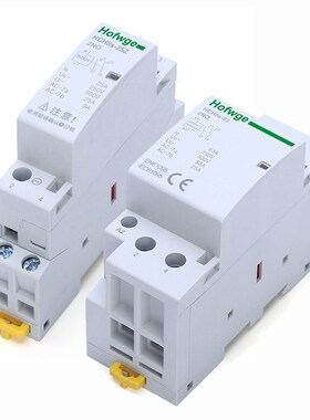 HCH8s-25Z直流控交流接触器12V一键断电24VG常开2P 4P25A 63A 100