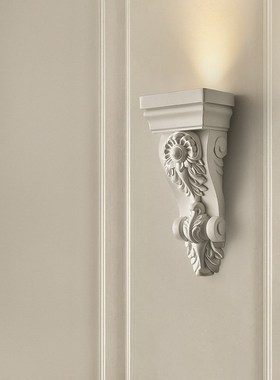 法式简约卧室床头壁灯覆古风客厅背景墙灯2025Q新款雕花走廊走道