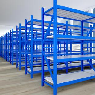 轻型货架仓储多层自由组合中型1.2m×40cm×2m库房金属耐用钢架