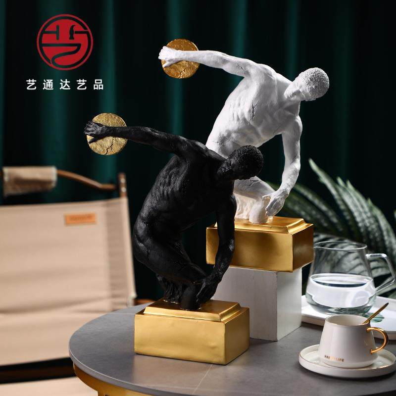 现代简约大卫树脂雕像创意客厅家居办公室软装轻奢摆件工艺品,家居饰品,装饰摆件,淘宝优惠券,粉丝福利购,淘宝优惠卷