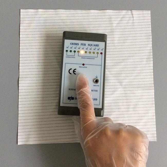 家销防静电清洁抹布洁净无尘布涤直纶厂纤维JW-14061导电丝半现导