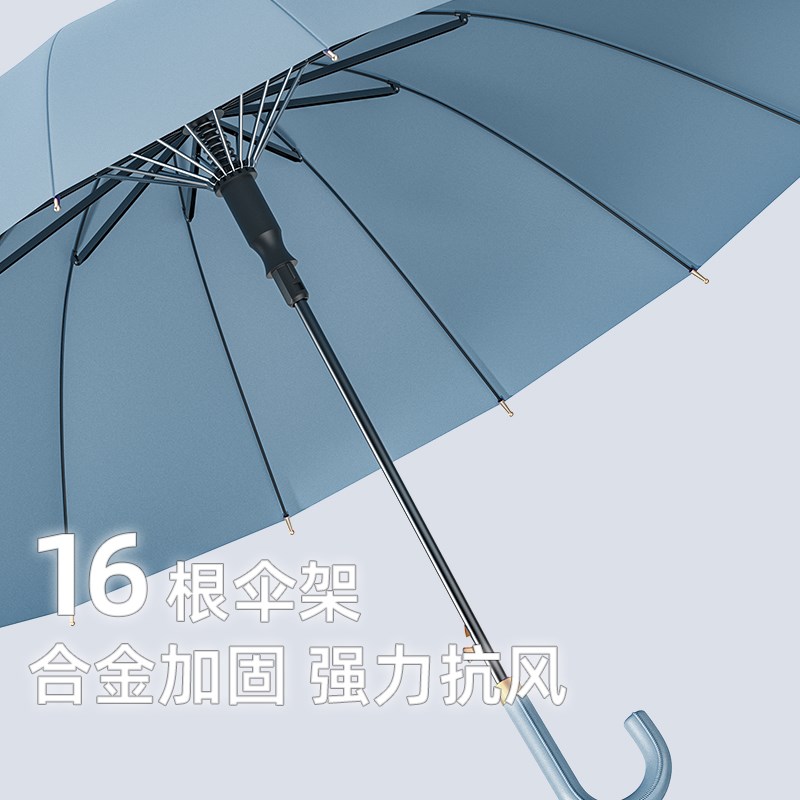 防水雨伞长柄加大加厚加固女双人自动大号抗风车载男暴雨伞