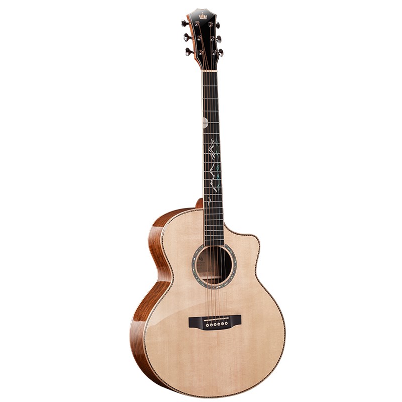 卡马面单K2民谣吉他卡玛指弹弹唱单板电箱初学者入门木吉它