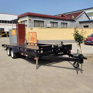 3吨车辆运输车 小型轿车救援牵引拖挂车 供应轻型车辆运输半挂车