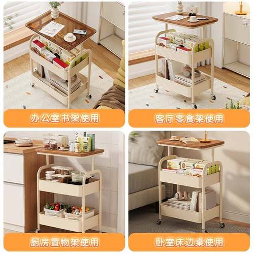房功能调味料置物架可移动厨用小推车落地QEW家多层多调料品收纳