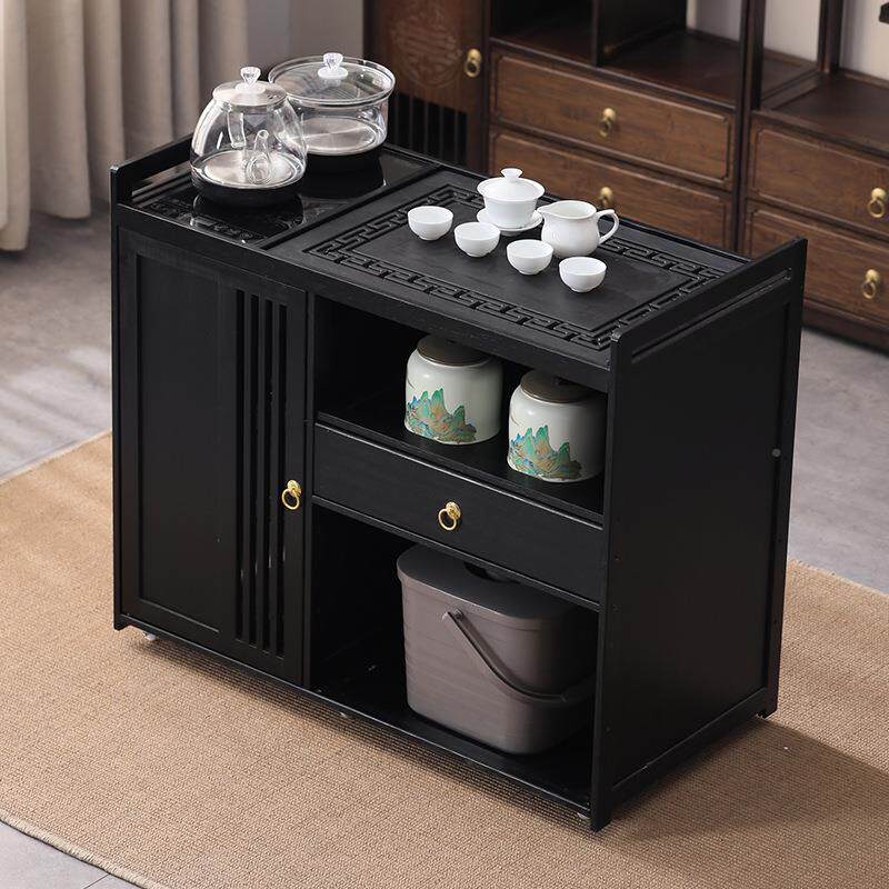 可几移动无品牌/茶家用小户型茶水桌水边几非实木中式茶柜烧泡茶