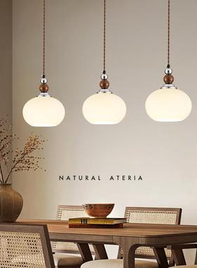 全光床壁头灯谱新中式简约轻奢廊52687胡桃木护眼卧室吊灯阳台走