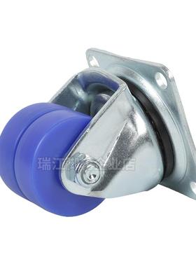 2寸2.5寸寸蓝色C双替换CWMKXL轮J7业5-N日式重型低重心万向轮M工