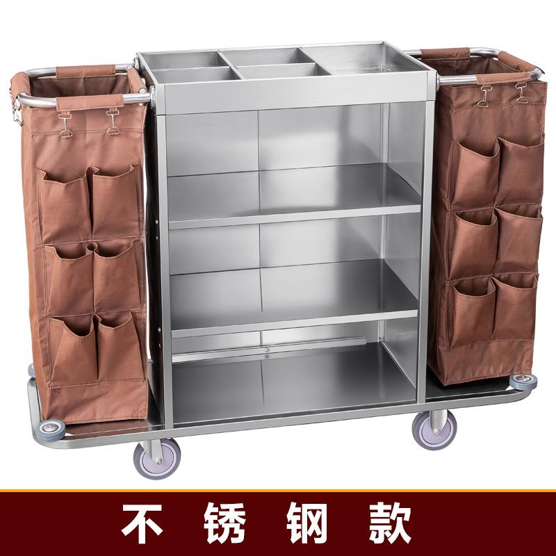 作酒袋店客房多功能WWZ手推布草车清保洁工车洁车布客保洁清洁服