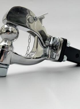 汽车改装拖车拖车臂钩后杠流氓勾牵引通HLL用虎钩头钩2拖寸球车钩