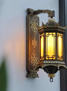 走户外防水中式壁灯室外道廊过LY-66967墅花园庭院别灯复古露台阳