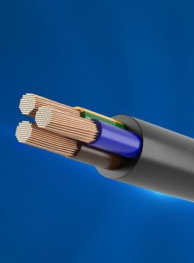 胜牌工HFD厂直5销RVV多芯护.套线07平方AC电源插头线家用电配器线