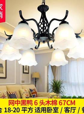 欧式吊灯厨房吸顶灯厅灯吊田园简约美灯吸灯式客厅新GBA款卧室灯