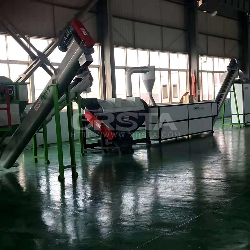 试用调机版点滴瓶废塑料破碎清洗设备,PP吊瓶清洗利用机
