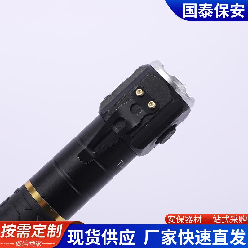 心弹簧自棍合动弹簧伸缩棍PCL户实外法车载橡胶手柄三节棍