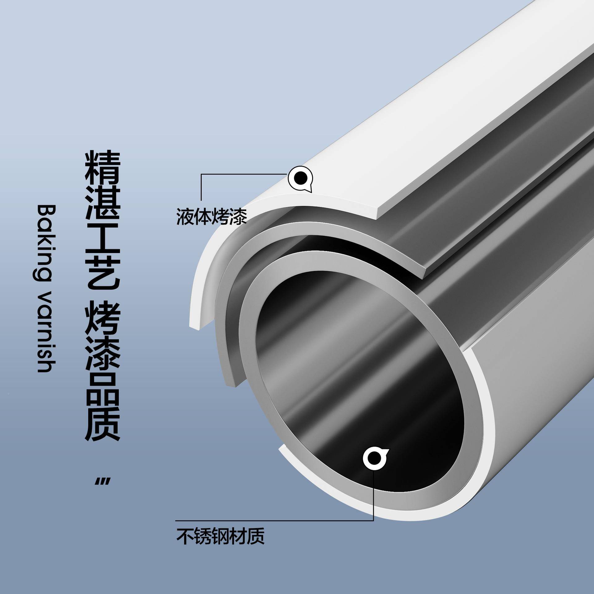 浴帘打孔浴生室弧塑料浴帘形杆淋浴挂免帘卫间洗澡遮挡防水布型L