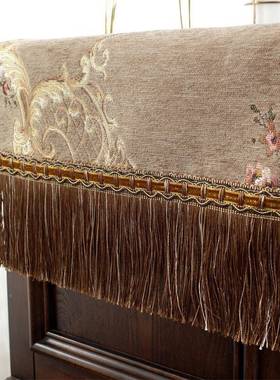 床头柜盖布盖巾NNX家用布卧室梳妆台桌布防罩打尘印机新台垫花境