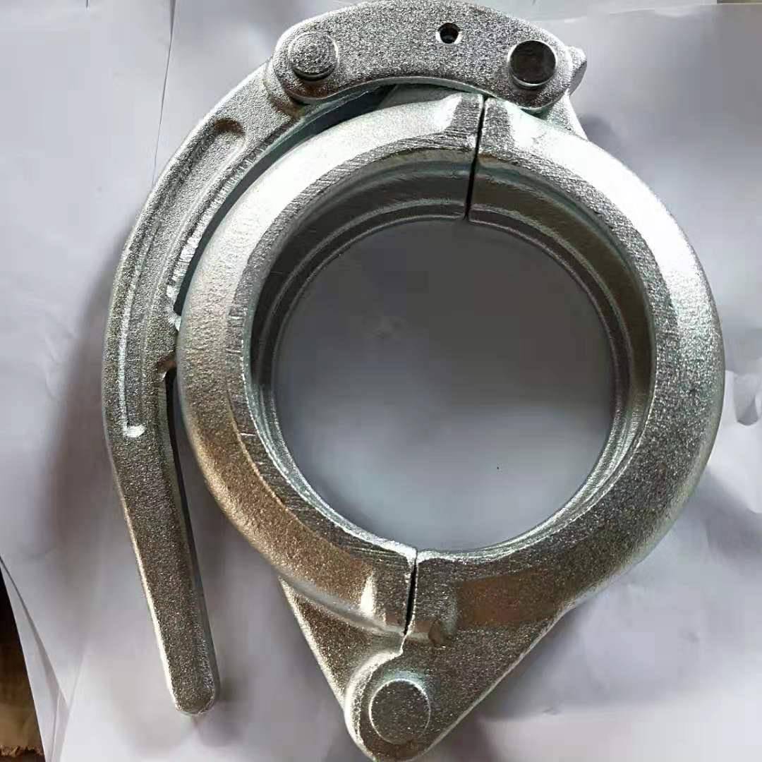 125快速管卡锻造快速管卡泵车泵管卡箍抱箍管卡镀锌管夹现货