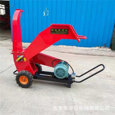 移式园树枝粉碎ZUS机林绿化打粉机园果碎枝动机