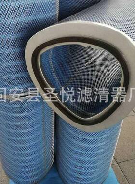 P034301-16-1燃42P034301-覆膜纳米三空气滤筒阻滤芯异形角除尘0