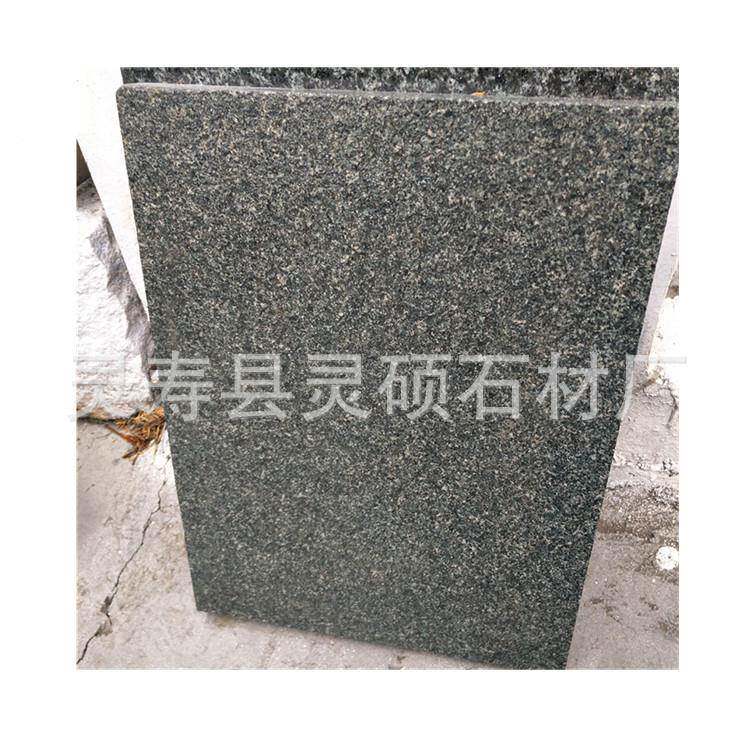 河北20231019森林绿石材北大青石花岗岩石材冰州青材面火烧板光荔