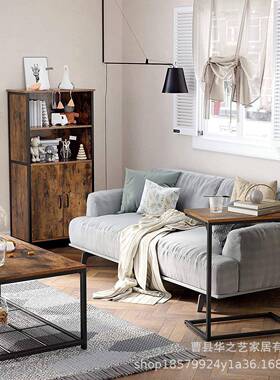 金属铁艺木CAZC制茶几桌客厅沙发边边几型侧桌卧室可移床边动小桌