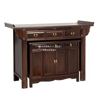 实供桌佛R台神台家用香中供案新式贡桌供台供木柜佛桌奉桌现代简