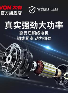 大155有（evon）工业级角磨D机AG多功能7100毫米细把D手打磨机磨