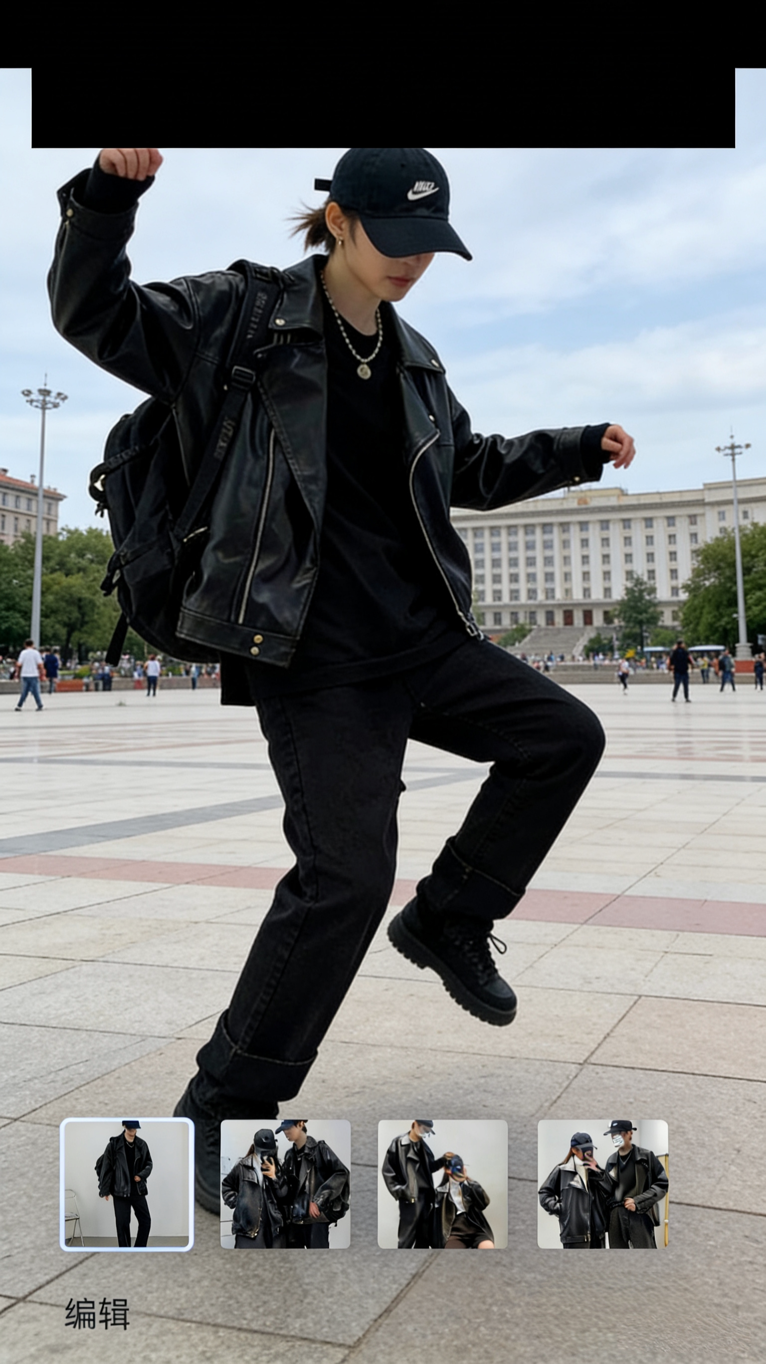 春款情侣常规款皮衣夹克外套机车男孩女孩