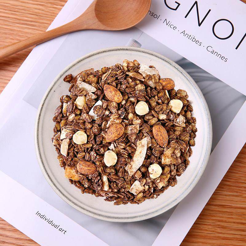 榛子巧克力燕麦片即食营养早餐代餐海盐可可坚果麦片格兰诺拉900g,咖啡/麦片/冲饮,多谷物麦片,淘宝优惠券,粉丝福利购,淘宝优惠卷