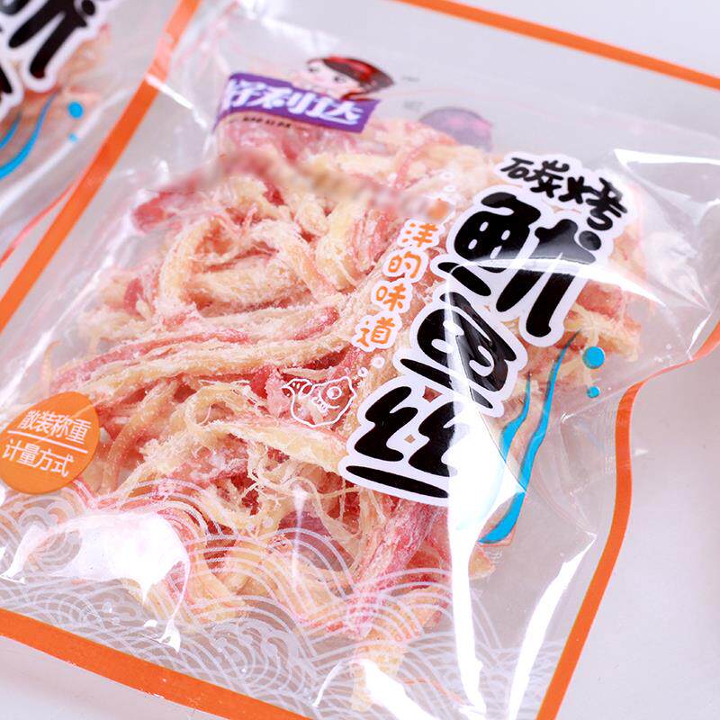 好利达碳烤鱿鱼丝散装手撕鱿鱼片零食鱿鱼干 干鱿鱼条干货独立小