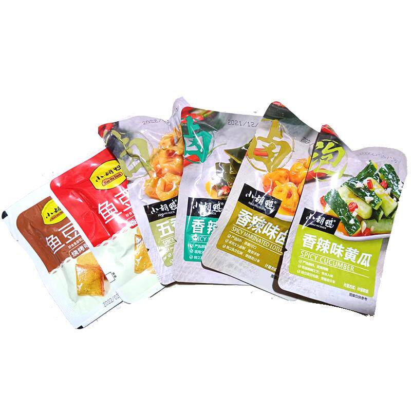 小鸭子素食独立小包装红烧藕片海带黄瓜千叶干豆腐麻辣休闲办公零