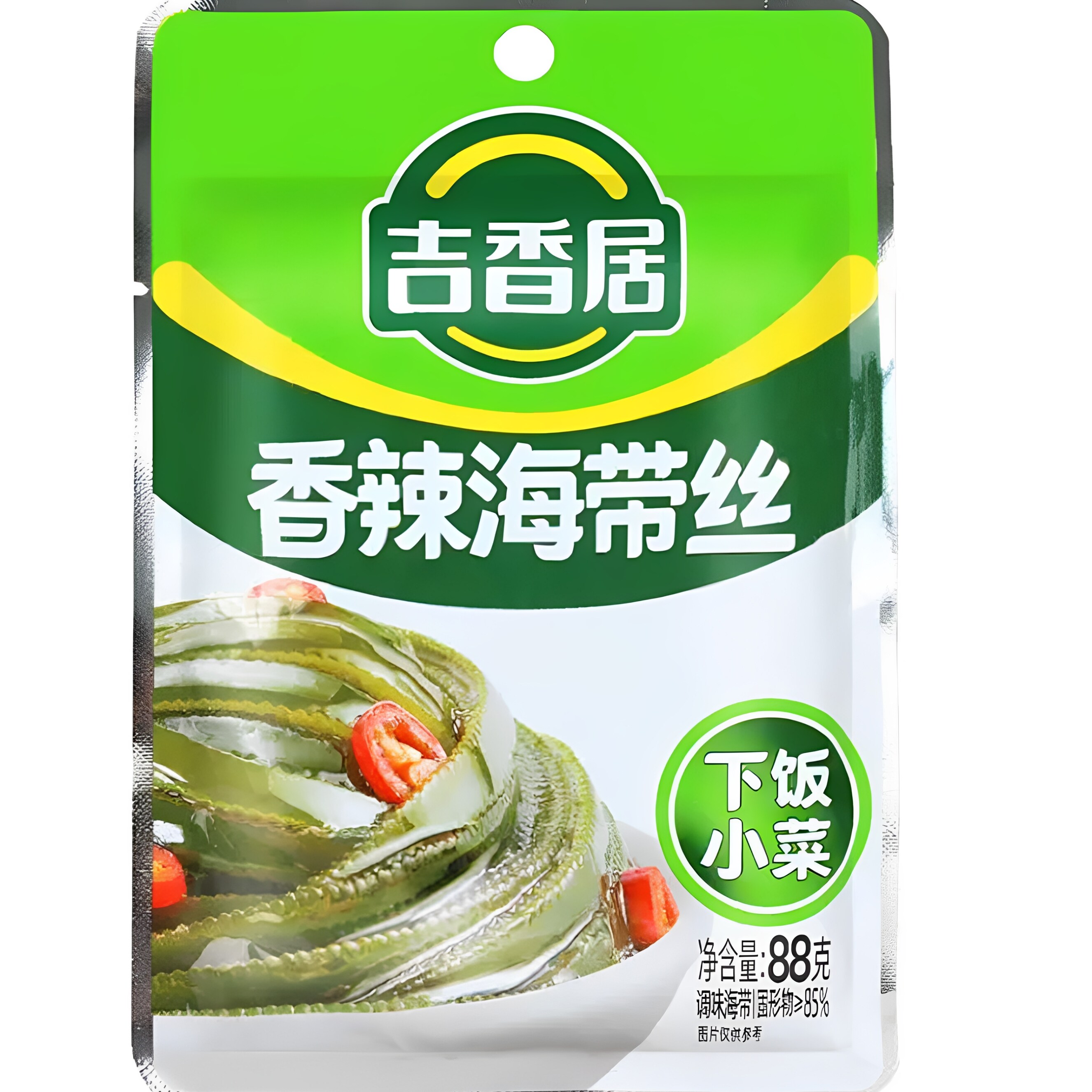 即食吉香居海带丝野山椒香辣麻辣芝麻味咸菜泡菜榨菜即食零食适用