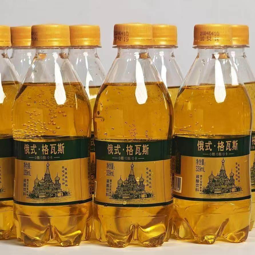俄式格瓦斯汽水 无糖 面包发酵味汽水发酵饮料液体面包饮品12瓶