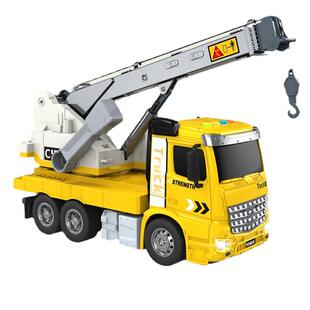 儿童超号工程车玩具吊车孩挂钩起大重模型儿童机早教玩具车男外销