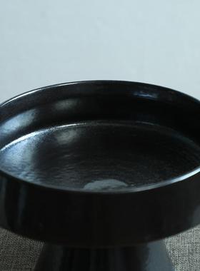 德镇VGU陶瓷小花台瓶新中剑式山花器面花插景复古花瓶摆件果盘装