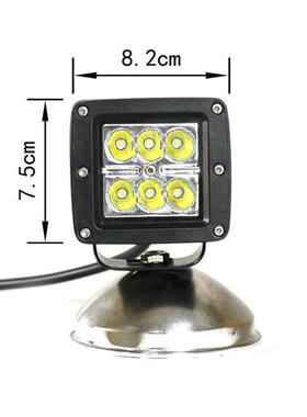 3寸方灯LE8D雾雾灯驾驶灯1W2小0W越野车叉车车边辅助灯厂家供应