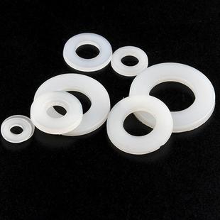 塑胶尼龙垫片圆形绝缘平垫塑料螺丝橡胶垫片垫圈M2M4M5M6M8M10M12