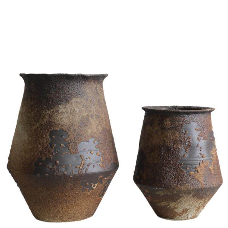 景罐德镇陶瓷宿花OXB瓶复古怀旧手工酒店民诧风寂插花禅意摆件粗,橡塑材料及制品,工业陶瓷,淘宝优惠券,粉丝福利购,淘宝优惠卷