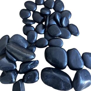 鹅卵石鱼缸白花盆盆栽面铺雨花石庭色院铺路户外装饰抛光小石头