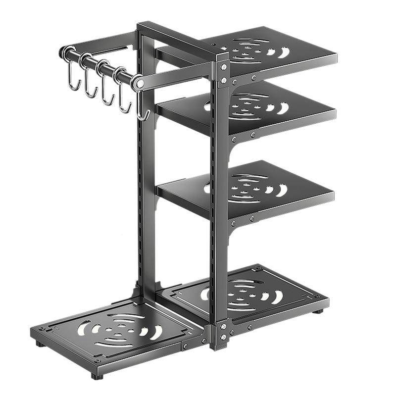 厨房锅水架置LK-HS101物架橱柜下层放锅收纳槽架多功能分层多锅盖,厨房/烹饪用具,抹布架/厨房清洁收纳架,淘宝优惠券,粉丝福利购,淘宝优惠卷