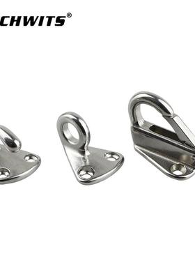 RICHWITS不锈钢钩式环式弹簧衣帽钩 挡泥板挂钩 护舷钩船用五金