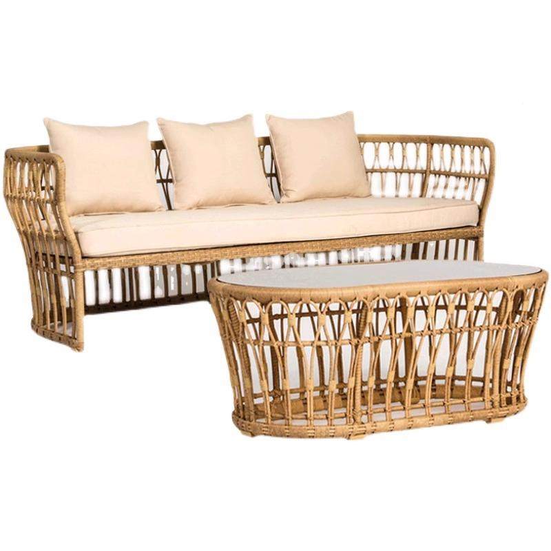 户外藤编沙发196茶几阳休台花园庭院露北欧天防水防晒闲创意鸟巢,住宅家具,户外沙发,淘宝优惠券,粉丝福利购,淘宝优惠卷