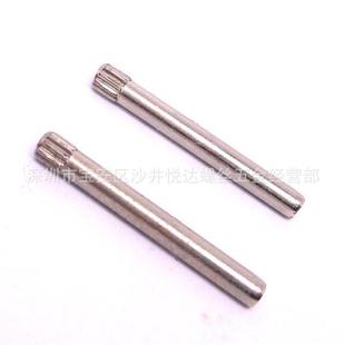 短轴 37压花车轴 diy模型传动 齿轮传动轴 搓花轴 304不锈钢