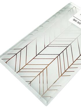 新款夹丝玻227璃艺术玻璃夹胶玻璃55mm夹丝钢化玻+厂璃源头家直供