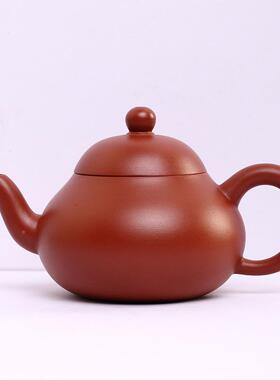 潮州原矿朱泥茶壶手工思婷家用手工单思砂婷大小紫壶仿古夫功茶具