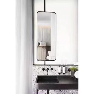 圆角无品牌/长方形吊杆光子镜悬空吊镜酒店卫生间镜宿子民发智能