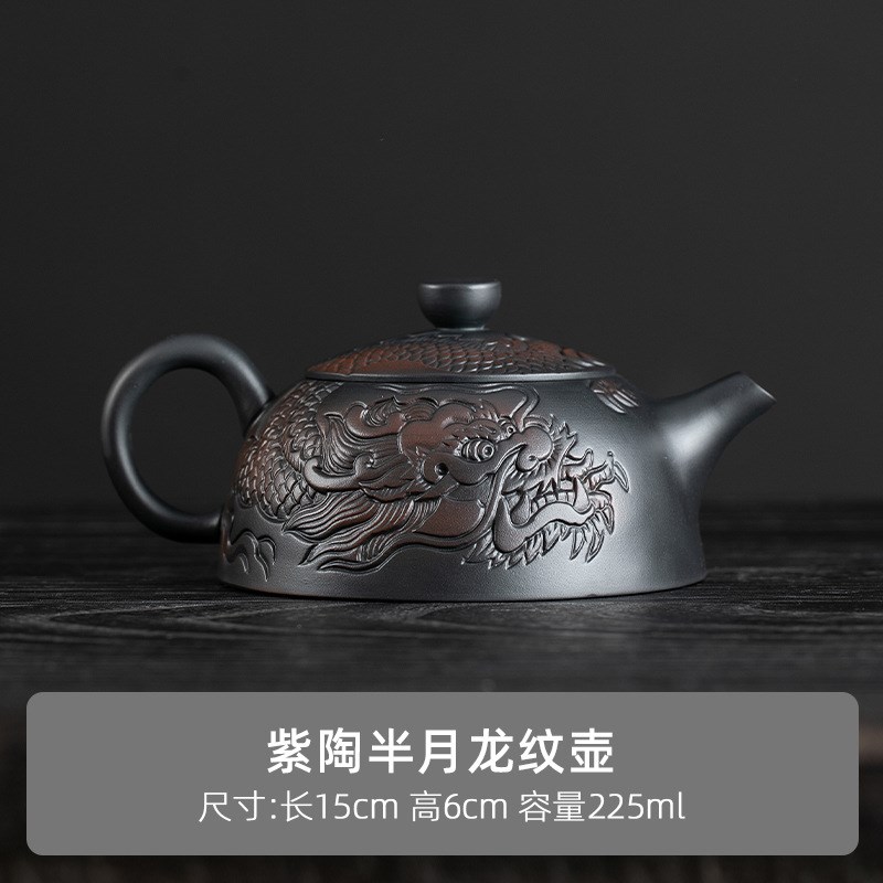 速发米黄汝窑茶壶陶瓷单个家用功壶茶具号大开片可养汝瓷西施夫泡
